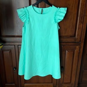 Easter dress size Medium mint green 100% polyester